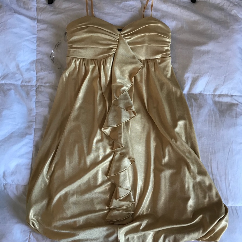 Gold dress